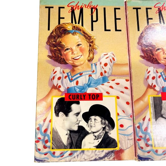 Shirley Temple Collection VHS Box Set: Curly Top Baby Take A Bow & Heidi - Picture 8 of 8